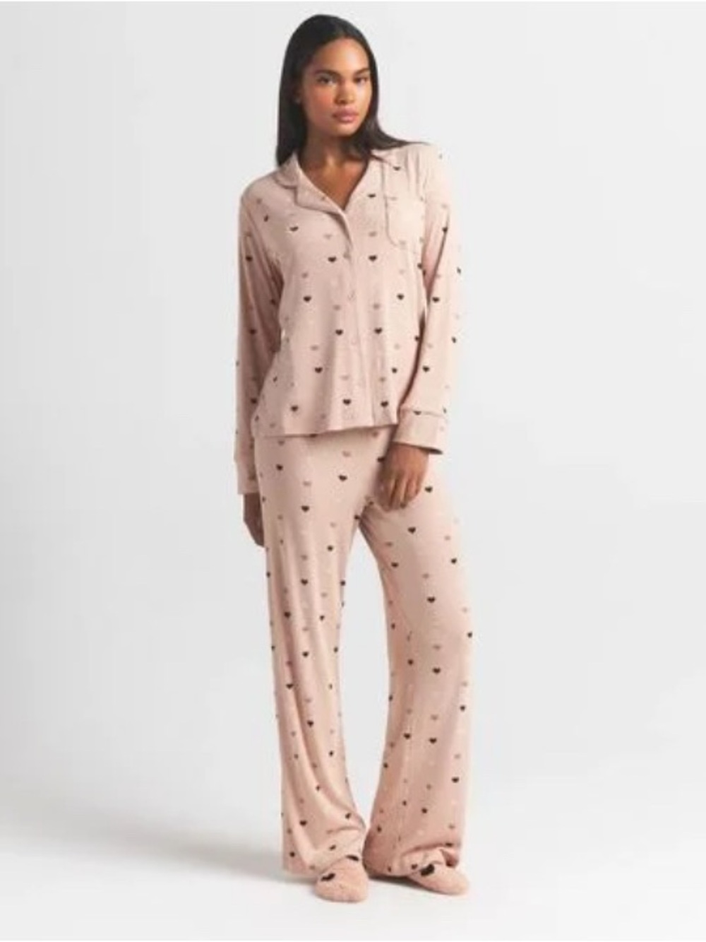 SKIMS Three Piece Soft Lounge Sleep Set XS